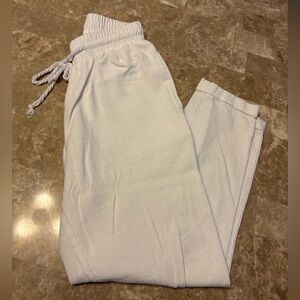 White Tapered Pants